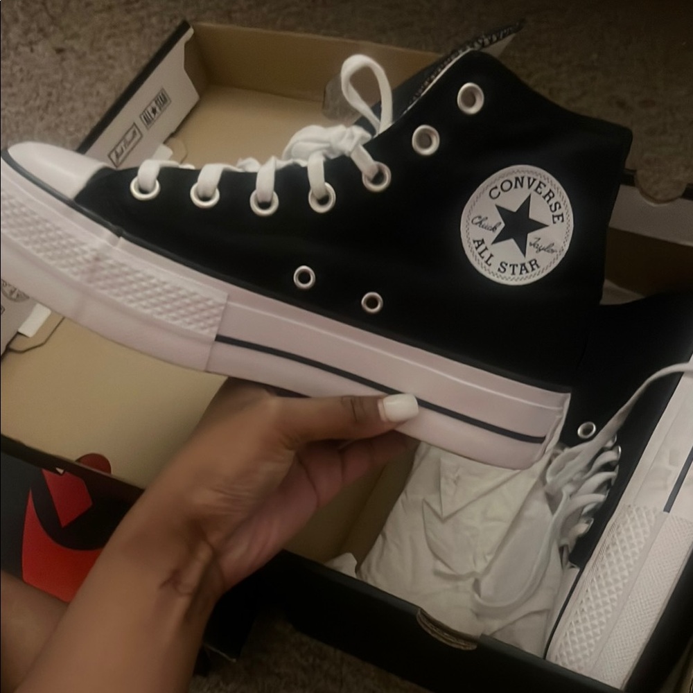 Converse Classic Black and White High-Tops